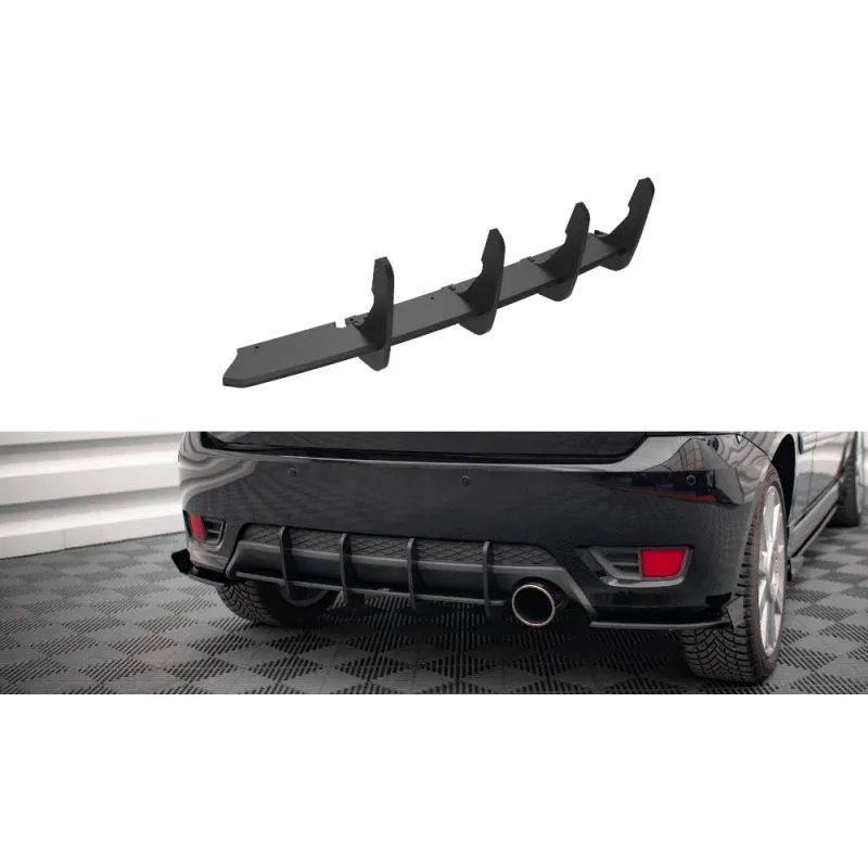 Maxton - Street Pro Central Diffuseur Arriere Ford Fiesta ST Mk6 Noir