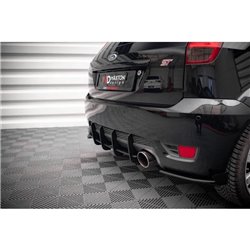 Maxton - Street Pro Central Diffuseur Arriere Ford Fiesta ST Mk6 Noir