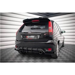 Maxton - Street Pro Central Diffuseur Arriere Ford Fiesta ST Mk6 Noir-Rouge