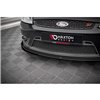 Maxton - Street Pro Lame Du Pare-Chocs Avant V.1 Ford Fiesta ST Mk6 Noir-Rouge + Rabats Brillant