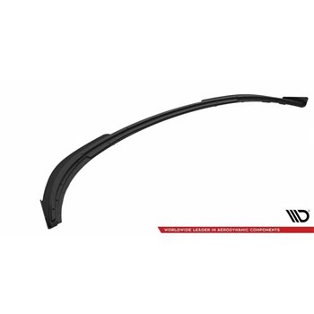 Maxton - Street Pro Lame Du Pare-Chocs Avant V.1 Ford Fiesta ST Mk6 Noir-Rouge + Rabats Brillant