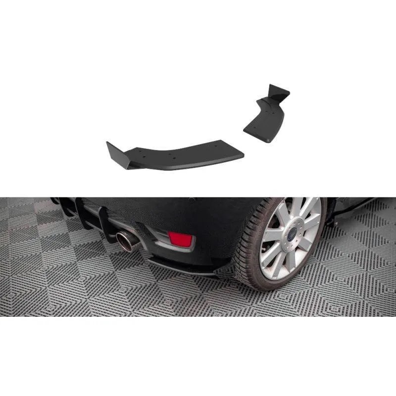 Maxton - Street Pro Lame Du Pare Chocs Arriere Ford Fiesta ST Mk6 Noir + Rabats Brillant