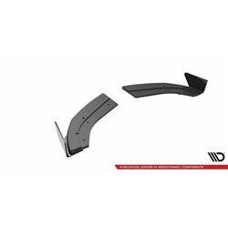 Maxton - Street Pro Lame Du Pare Chocs Arriere Ford Fiesta ST Mk6 Noir + Rabats Brillant 