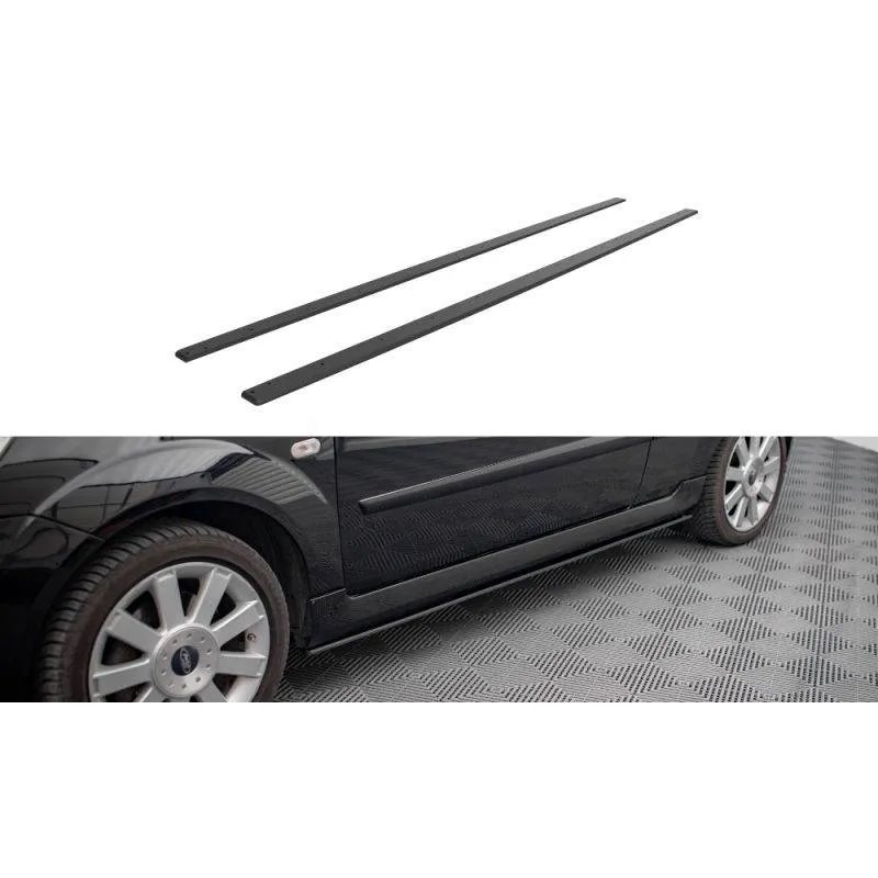 Maxton - Street Pro Rajouts Des Bas De Caisse Ford Fiesta ST Mk6 Noir-Rouge