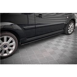 Maxton - Street Pro Rajouts Des Bas De Caisse Ford Fiesta ST Mk6 Noir-Rouge