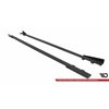 Maxton - Street Pro Rajouts Des Bas De Caisse Ford Fiesta ST Mk6 Noir + Rabats Brillant 