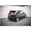 Maxton - Street Pro Lame Du Pare Chocs Arriere Ford Fiesta ST Mk6 Noir-Rouge + Rabats Brillant