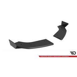 Maxton - Street Pro Lame Du Pare Chocs Arriere Ford Fiesta ST Mk6 Noir-Rouge + Rabats Brillant