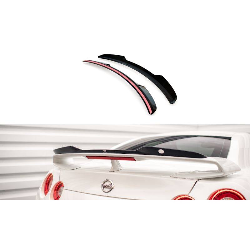 Maxton - Spoiler Cap Nissan GTR R35 Facelift Noir Brillant