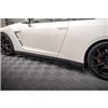 Maxton - Rajouts Des Bas De Caisse Nissan GTR R35 Facelift Noir Brillant