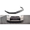 Maxton - Lame Du Pare-Chocs Avant Nissan GTR R35 Facelift Noir Brillant