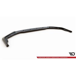 Maxton - Lame Du Pare-Chocs Avant Nissan GTR R35 Facelift Noir Brillant