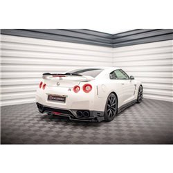 Maxton - Arriere Lame Nissan GTR R35 Facelift Noir Brillant