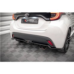 Maxton - Arriere Lame (avec une barre verticale) V.2 Toyota Yaris Mk4 Noir Brillant
