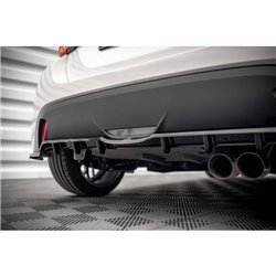 Maxton - Arriere Lame (avec une barre verticale) V.2 Toyota Yaris Mk4 Noir Brillant