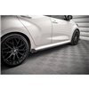 Maxton - Rajouts Des Bas De Caisse V.1 + Ailerons Toyota Yaris Mk4 Noir Brillant