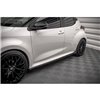 Maxton - Rajouts Des Bas De Caisse V.1 + Ailerons Toyota Yaris Mk4 Noir Brillant