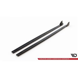 Maxton - Rajouts Des Bas De Caisse V.1 + Ailerons Toyota Yaris Mk4 Noir Brillant