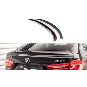 Maxton - 3D Spoiler Cap V.2 BMW X6 F16 M-Pack / X6 M F86 Noir Brillant