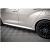 Maxton - Rajouts Des Bas De Caisse V.2 Toyota Yaris Mk4 Noir Brillant