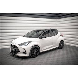 Maxton - Rajouts Des Bas De Caisse V.2 Toyota Yaris Mk4 Noir Brillant