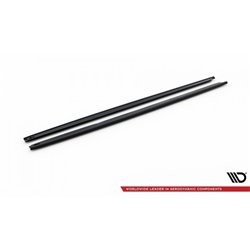 Maxton - Rajouts Des Bas De Caisse V.2 Toyota Yaris Mk4 Noir Brillant