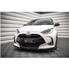 Maxton - Lame Du Pare-Chocs Avant V.3 Toyota Yaris Mk4 Noir Brillant