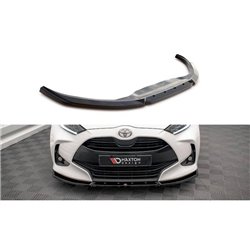Maxton - Lame Du Pare-Chocs Avant V.2 Toyota Yaris Mk4 Noir Brillant