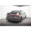 Maxton - Arriere Lame (avec une barre verticale) Audi A3 S-Line Sedan 8Y Noir Brillant