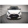 Maxton - Lame Du Pare-Chocs Avant V.1 + Ailerons Toyota Yaris Mk4 Noir Brillant