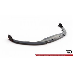 Maxton - Lame Du Pare-Chocs Avant V.1 + Ailerons Toyota Yaris Mk4 Noir Brillant