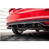 Maxton - Arriere Lame (avec une barre verticale) Audi A3 Sportback 8Y Noir Brillant