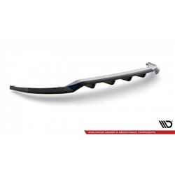 Maxton - Arriere Lame (avec une barre verticale) Audi A3 Sportback 8Y Noir Brillant