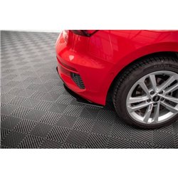 Maxton - Street Pro Central Diffuseur Arriere Audi A3 Sportback 8Y Noir