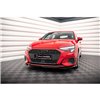 Maxton - Lame Du Pare-Chocs Avant V.2 Audi A3 8Y Noir Brillant