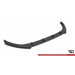 Maxton - Street Pro Lame Du Pare-Chocs Avant V.1 Audi A3 8Y Noir-Rouge + Rabats Brillant