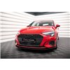 Maxton - Street Pro Lame Du Pare-Chocs Avant Audi A3 8Y Noir-Rouge