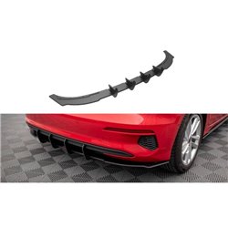 Maxton - Street Pro Central Diffuseur Arriere Audi A3 Sportback 8Y Rouge