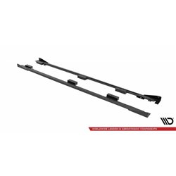 Maxton - Street Pro Rajouts Des Bas De Caisse Audi A3 8Y Noir + Rabats Brillant 
