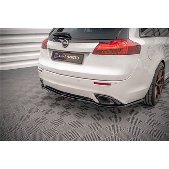 Maxton - Arriere Lame (avec une barre verticale) Opel Insignia OPC Mk1 Noir Brillant