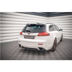 Maxton - Arriere Lame (avec une barre verticale) Opel Insignia OPC Mk1 Noir Brillant