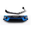 Maxton - Street Pro Lame Du Pare-Chocs Avant / Splitter V.2 Ford Focus RS Mk3 Noir-Rouge