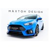 Maxton - Street Pro Lame Du Pare-Chocs Avant / Lame V.2 Ford Focus RS Mk3 Noir-Rouge