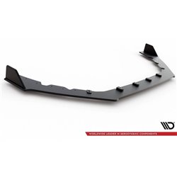 Maxton - Street Pro Lame Du Pare-Chocs Avant / Lame V.2 Ford Focus RS Mk3 Noir-Rouge
