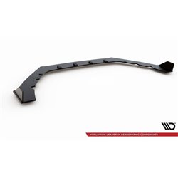 Maxton - Street Pro Lame Du Pare-Chocs Avant / Lame V.2 Ford Focus RS Mk3 Noir-Rouge