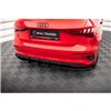 Maxton - Street Pro Diffuseur Arrière Complet Audi A3 Sportback 8Y Rouge + Rabats Brillant
