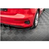 Maxton - Street Pro Diffuseur Arrière Complet Audi A3 Sportback 8Y Noir-Rouge + Rabats Brillant