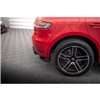 Maxton - Lames De Pare-Chocs Arrière Latérales Porsche Macan GTS / Sport Design Mk1 Facelift Noir Brillant