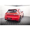 Maxton - Lames De Pare-Chocs Arrière Latérales Porsche Macan GTS / Sport Design Mk1 Facelift Noir Brillant