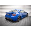 Maxton - Street Pro Lame Du Pare Chocs Arriere Subaru BRZ Mk1 / Mk1 Facelift Noir-Rouge